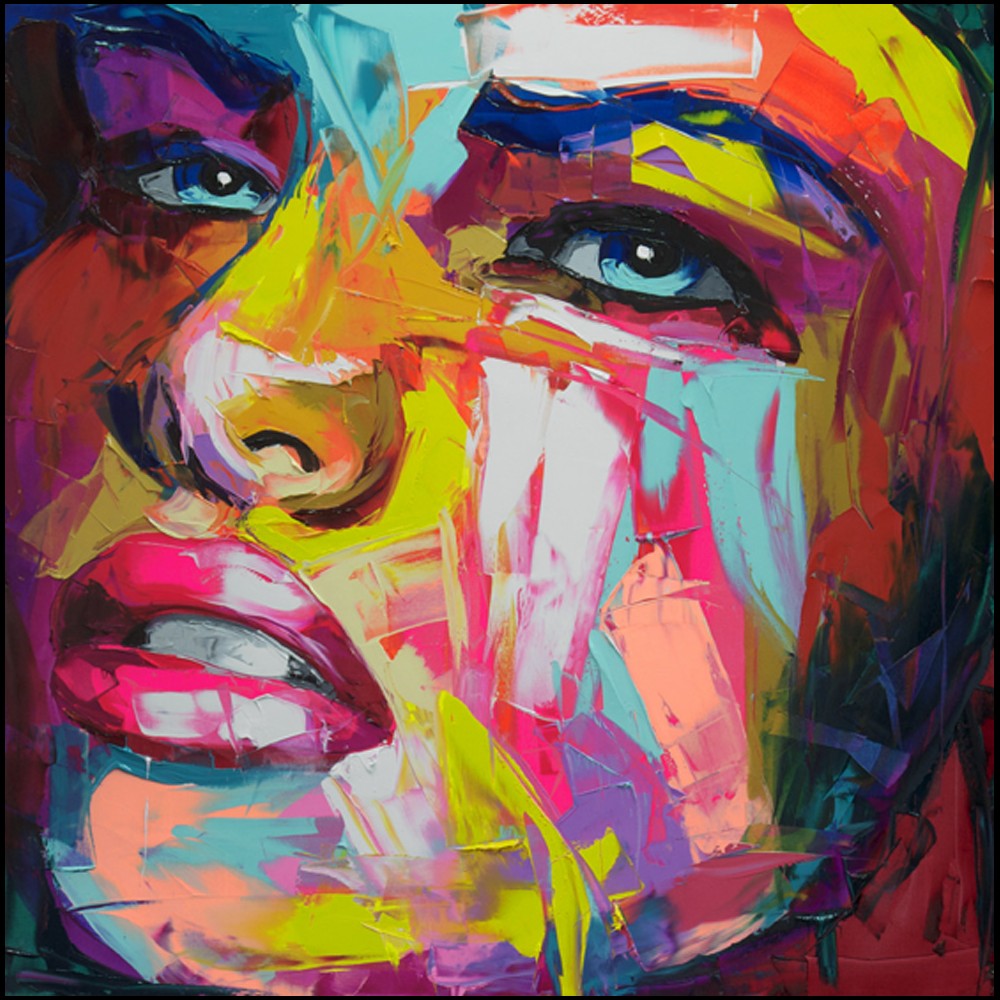 Francoise Nielly Portrait Palette Painting Expression Face141